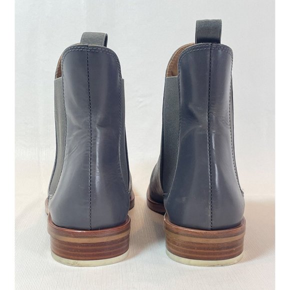 Everlane The Modern Chelsea Boot Womens 8.5 Gray Italian Leather Ankle Pull On - Picture 5 of 11